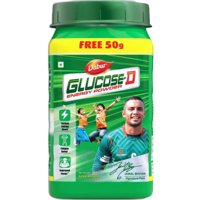 Dabur Glucose-D Energy Powder 400g Jar + 50g Extra 