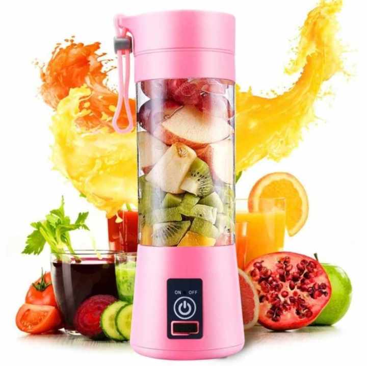 USB Rechargable Mini Portable Fruit &amp; Vegetable Blender - Green 