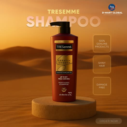 <h2><strong style="color: rgb(73, 69, 79);">Tresemme Shampoo Keratin Smooth</strong></h2><p><br></p>