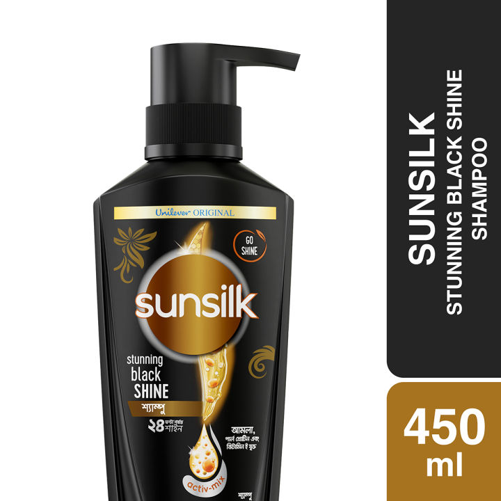 <h2><span style="color: rgb(73, 69, 79);">Sunsilk Shampoo Stunning Black Shine 450ml</span></h2><p> </p>